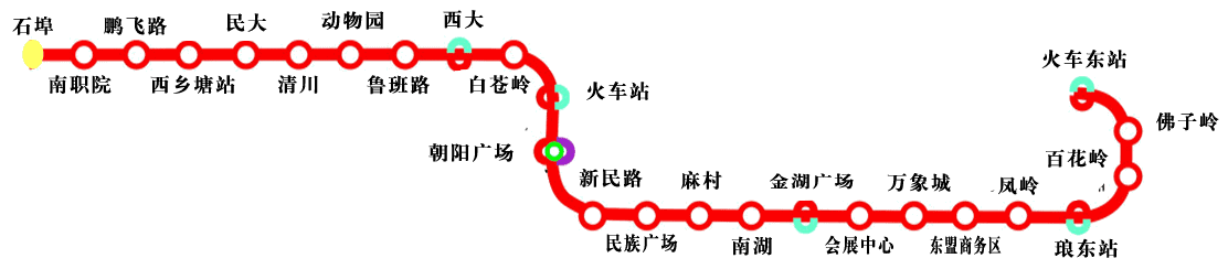南寧地鐵1號線運營時間，南寧地鐵1號線運行時間表